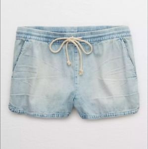 Aerie Chambray Shorts